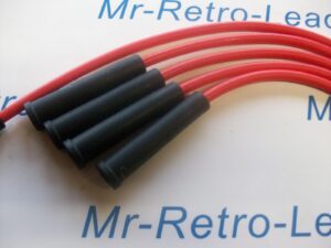 Red 7mm Tinned Copper Core Ignition Leads For Land Rover 1955 1969 Hand Built Ht