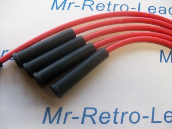 Red 7mm Tinned Copper Core Ignition Leads For Land Rover 1955 1969 Hand Built Ht