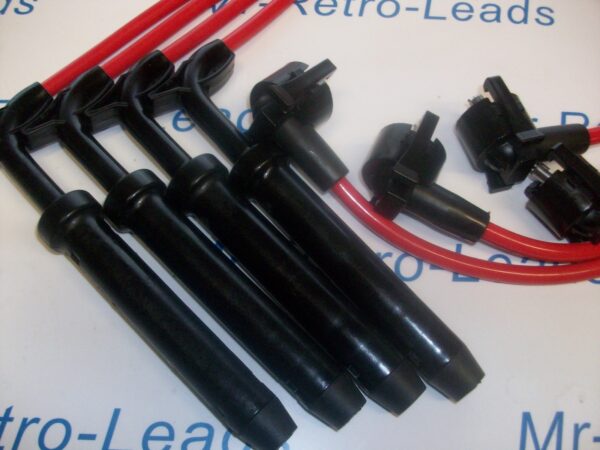 Red 8.5m Performance Ignition Leads Escort Mk5 Fiesta Mk3 Rs Turbo Xr2i I.6i Efi