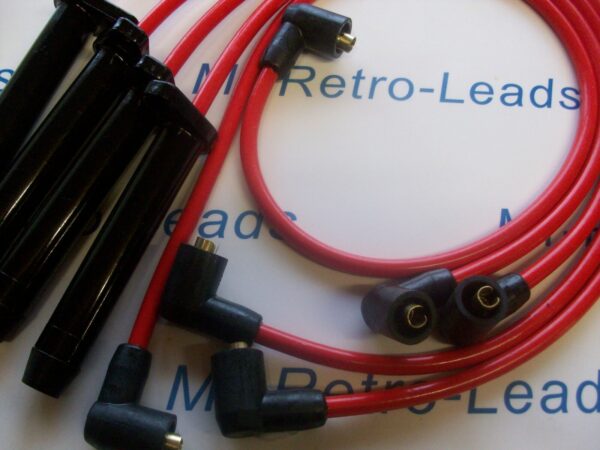 Red 8.5m Performance Ignition Leads Scorpio Mk1 Dohc Sierra 2.0 Dohc Granada Mk3