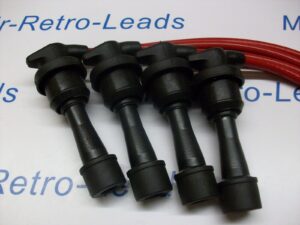 Red 8.5mm Performance Ignition Leads Will Fit Mitsubishi Lancer Evo 1 2 3 Turbo
