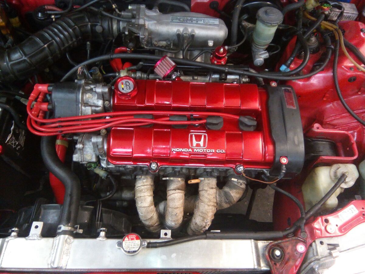 Red 8.5mm Performance Ignition Leads For The Civic D16 Dohc Engines Quality Ht.