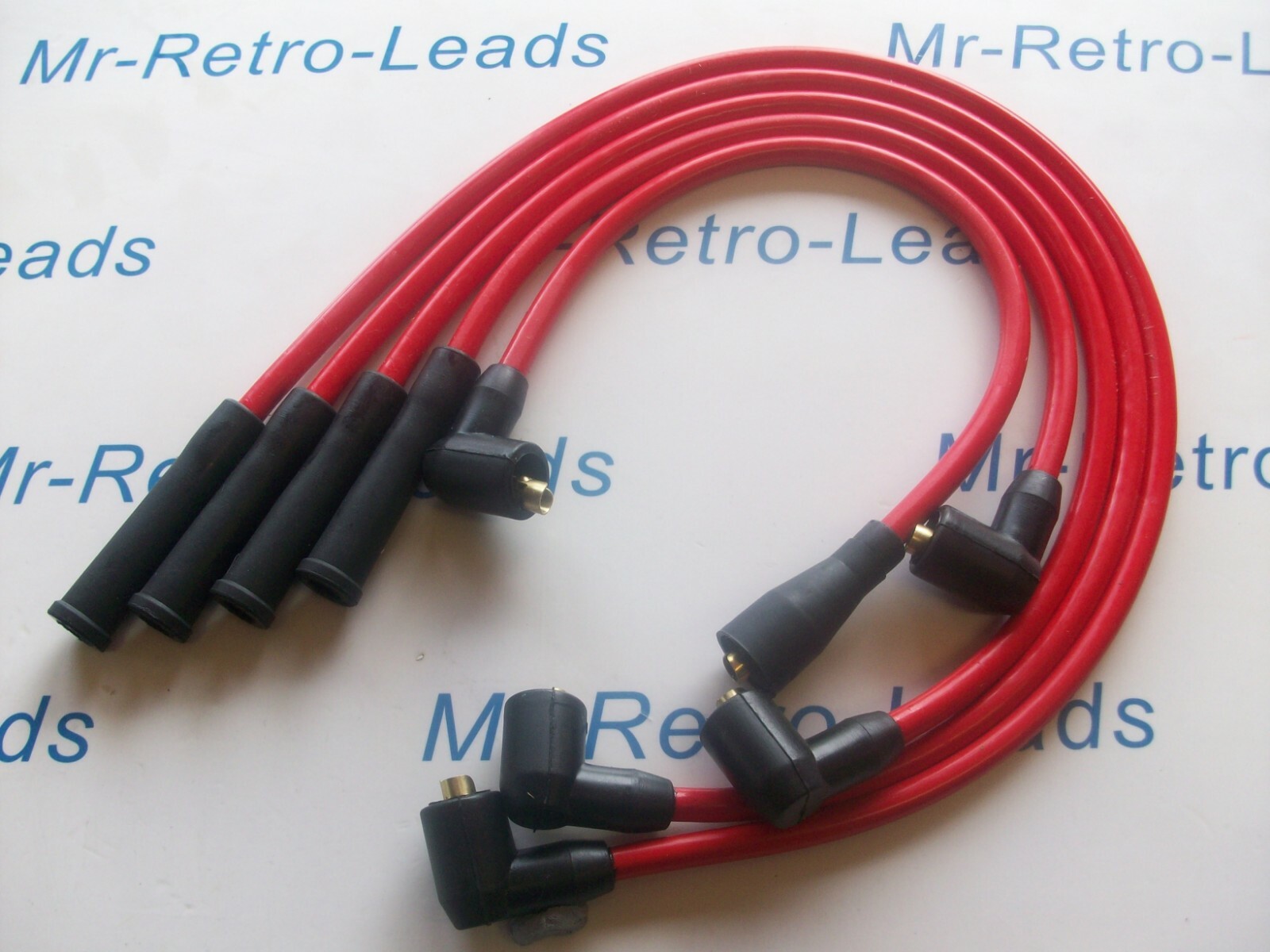 Red 8.5mm Performance Ignition Leads Nova 1.4 1.3 Lucas Distributor Cap Ht.