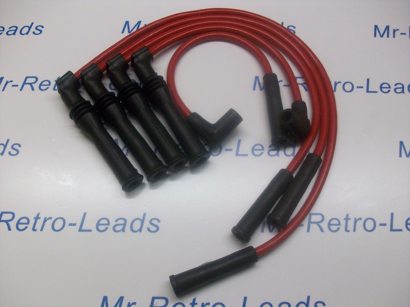 Red 8.5mm Performance Ignition Leads For 309 405 1.9 Mi16 16v Bx19 16v Quality