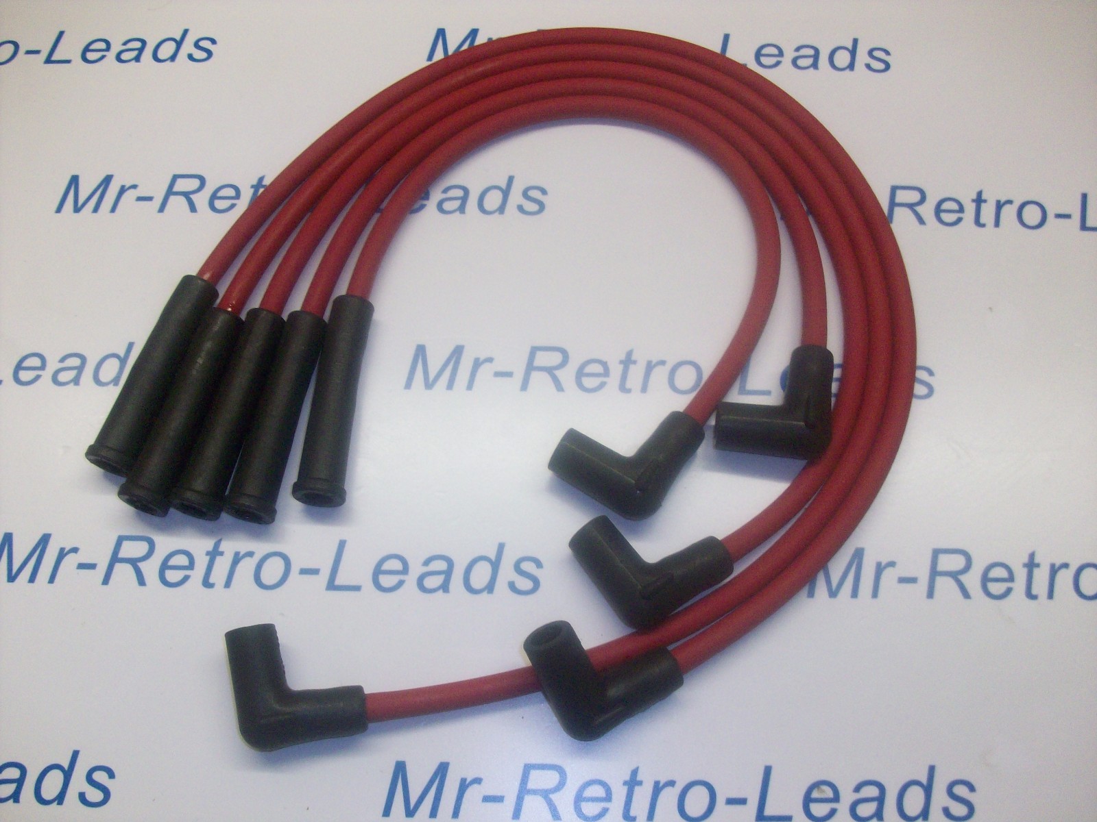 Red 8.5mm Performance Ignition Leads For Racing Nova 1.3 1.4 Hei Distributor Cap