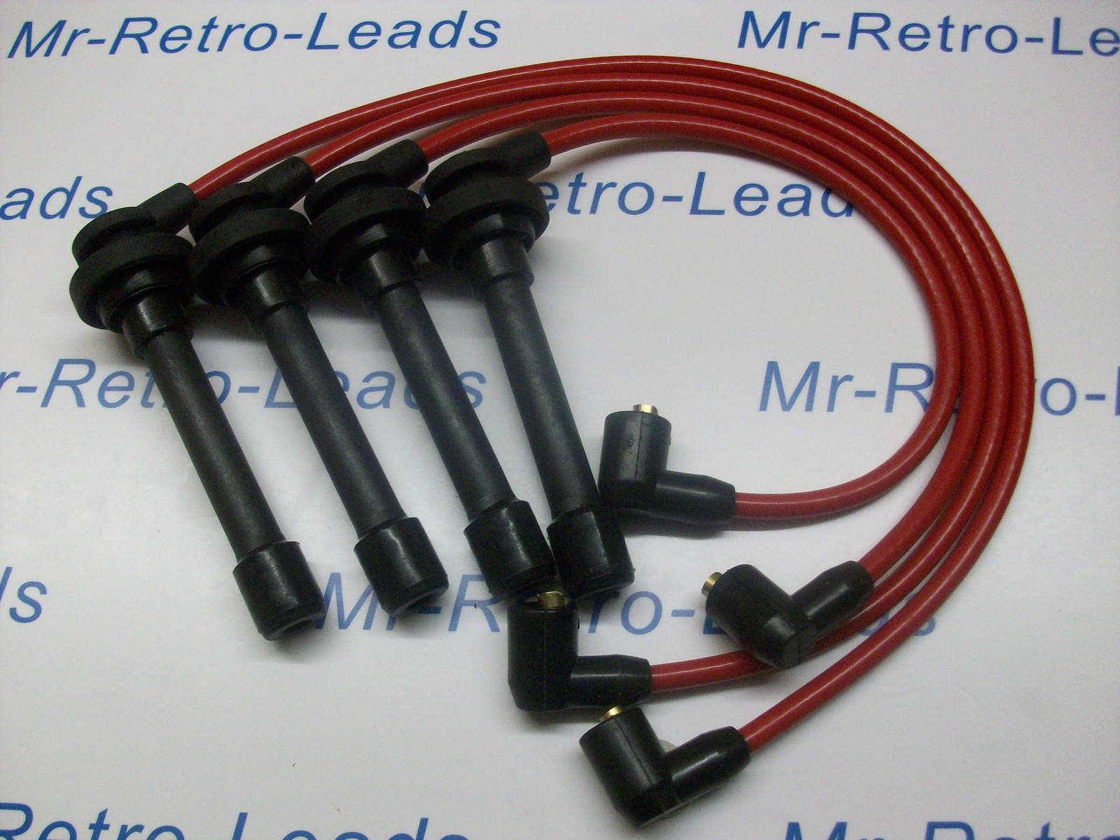 Red 8.5mm Performance Ignition Leads For Micra K12 K11 Hatch 1.0i 1.3i 1.4i 16v