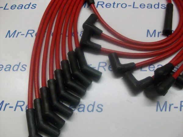 Red 8.5mm Performance Ignition Leads Chevrolet Chevy Big Block 454 Hei Cap