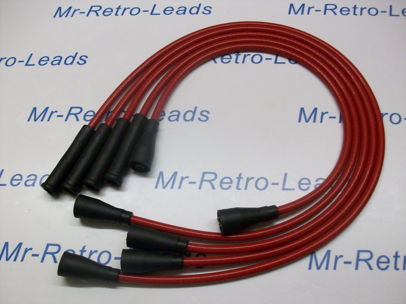 Red 8.5mm Performance Ignition Leads For The Capri 1.6 2.0 Ohc Cortina P100 Ht