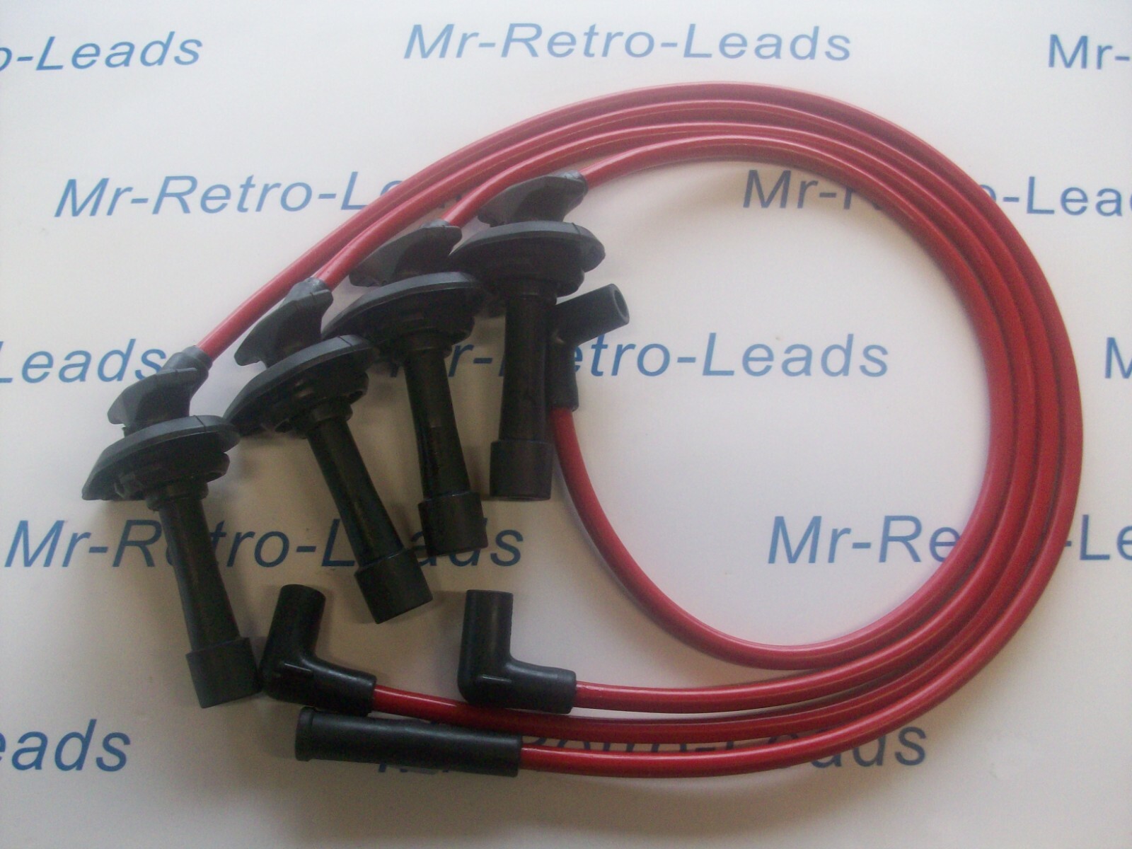 Red 8.5mm Performance Ignition Leads Fits The Impreza 2.0 Turbo Wrx Sti Ra Type