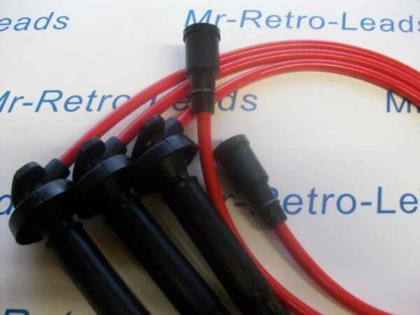 Red 8.5mm Performance Ignition Leads Galant Vr-4 2.5i 24v Q/cam Quality Ht Leads