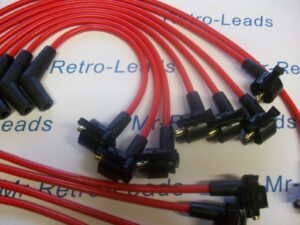 Red 8.5mm Performance Ignition Leads For Daimler Double Six V12 6.0 Litre Ht