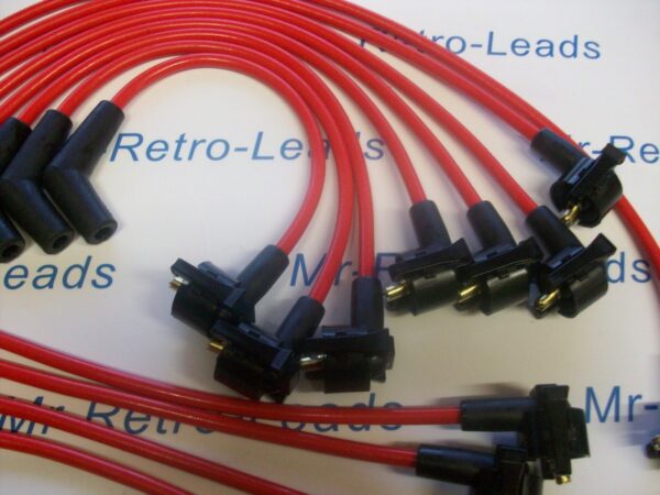 Red 8.5mm Performance Ignition Leads For Daimler Double Six V12 6.0 Litre Ht