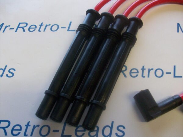 Red 8.5mm Performance Ignition Leads For The Clio Twingo 1.2 Turbo Modus D4f 16v