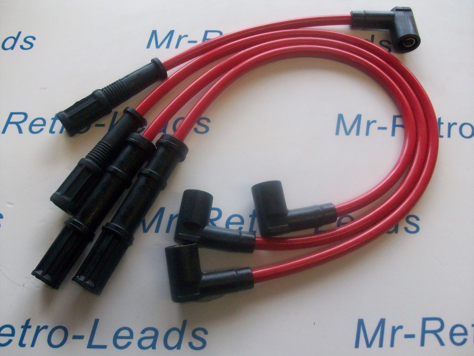Red 8.5mm Performance Ignition Leads For  Punto Mk2 1999-05 8v 1.1 1.2 Twin Coil