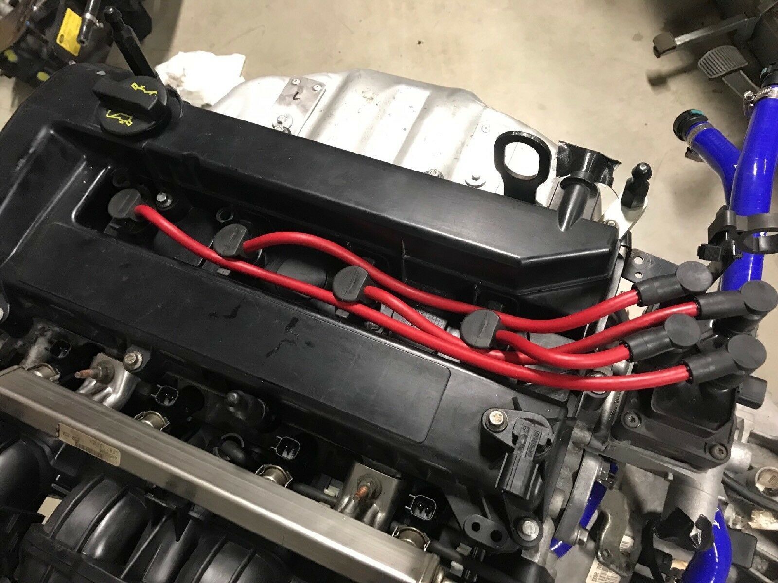 Red 8.5mm Performance Ignition Leads For The Fiesta St150 Mk6 Vi Racing Lead