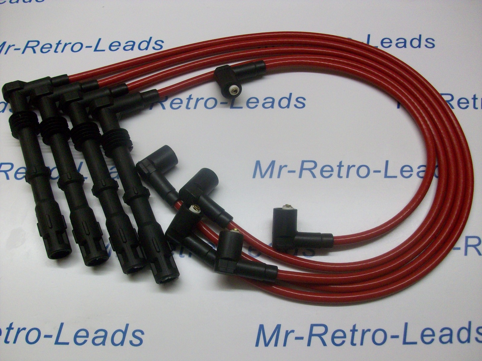 Red 8.5mm Performance Ignition Leads Golf Gti Corrado Ibiza Scirocco 1.8 2.0 16v