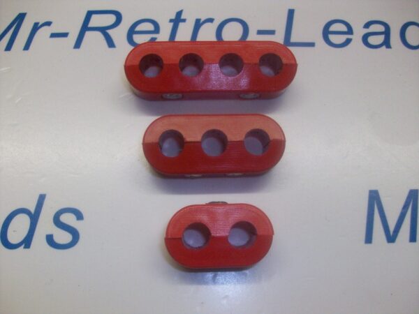 Red 8.5mm Spark Plug Ignition Lead Separator Holder Clamp Spacer Separator Kit
