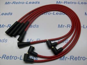 Red 8m Performance Ignition Leads Escort Mk4 Mk3 2 Rs Turbo Fiesta Mk2 Orion Mk2