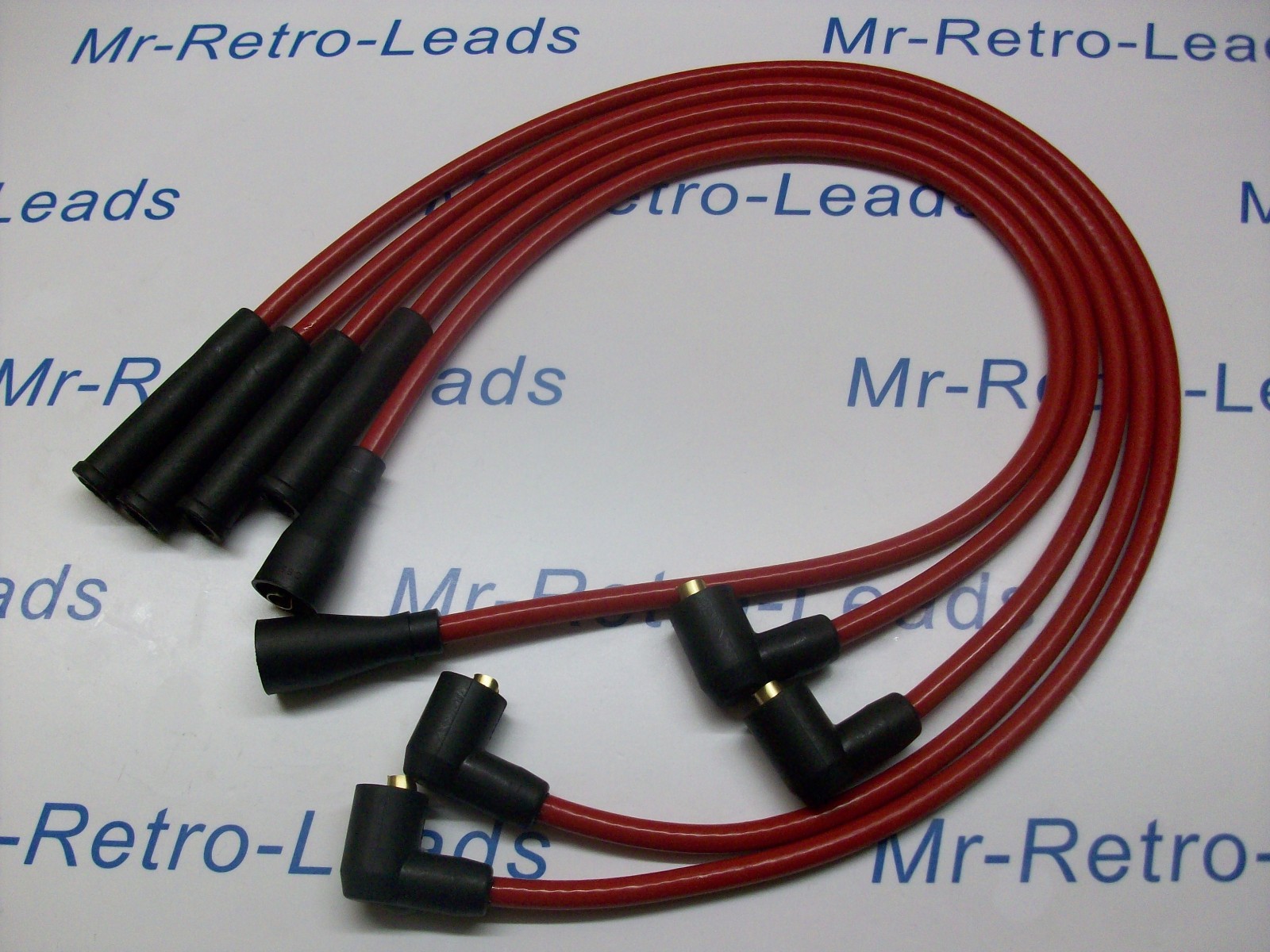 Red 8m Performance Ignition Leads Escort Mk4 Mk3 2 Rs Turbo Fiesta Mk2 Orion Mk2