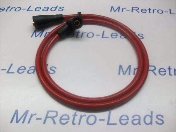 Red 8mm Extra Long Ignition Coil Lead All Cars 50s / 70s  And More 1 Meter Long