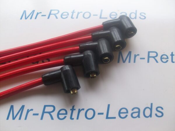 Red 8mm Ignition Leads Fits Robin Reliant Regal Fox Kitten Bond Bug Rialto