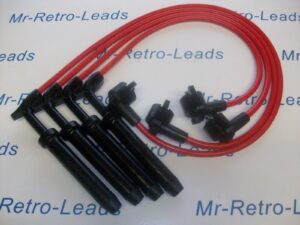 Red 8mm Performance Ignition Leads Escort Mk5 Fiesta Mk3 Rs Turbo Xr2i I.6i Efi