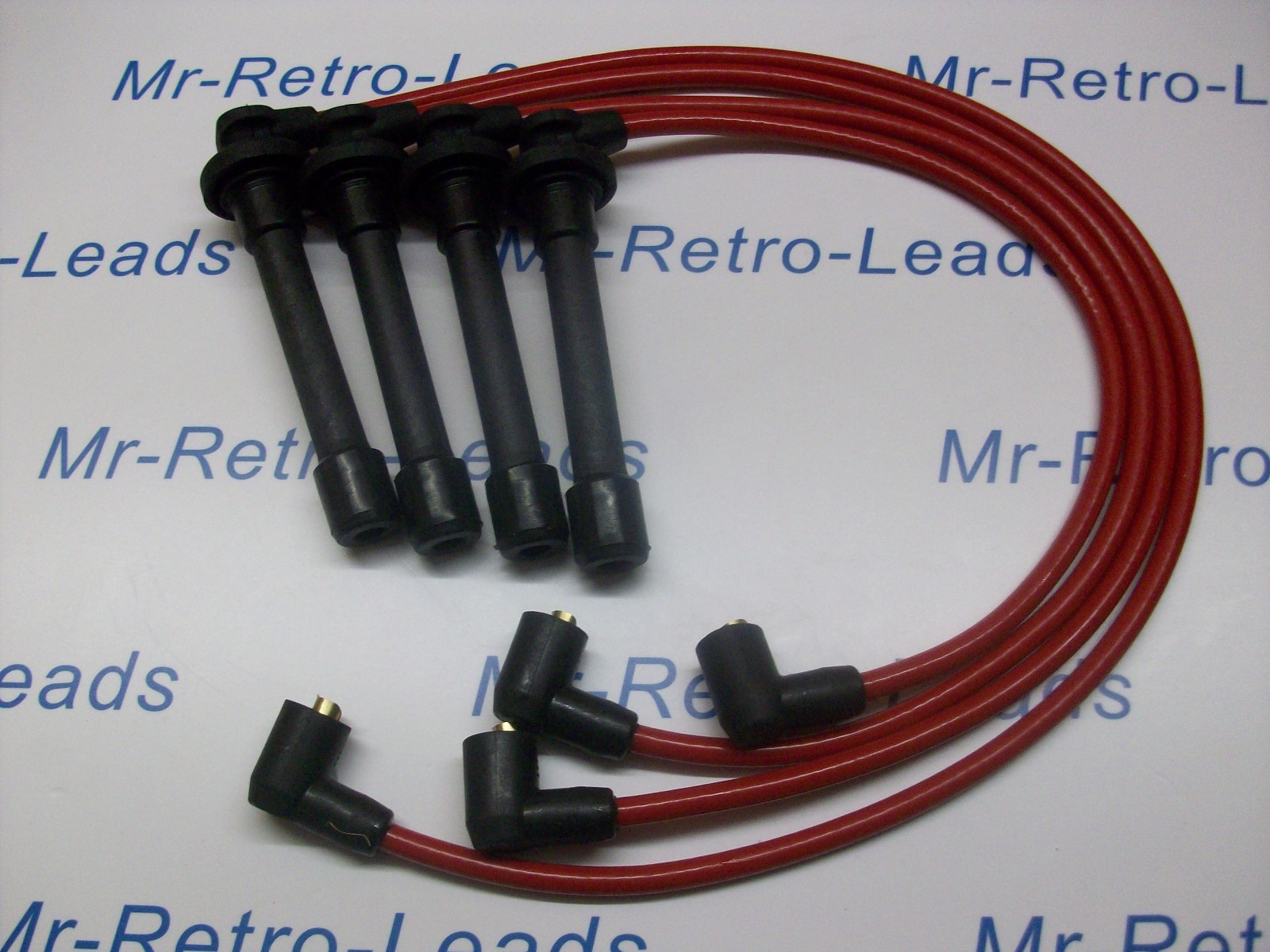 Red 8mm Performance Ignition Leads Will Fit Honda Crx 1.6i Vti Mkiii Targa  Sohc
