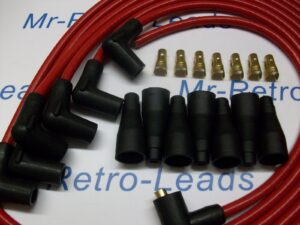Red 8mm Performance Ignition Lead Kit Will Fit Jaguar Mk 2 Xj6 Xk 6 Cyl Quality.