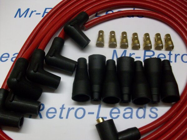 Red 8mm Performance Ignition Lead Kit Will Fit Jaguar Mk 2 Xj6 Xk 6 Cyl Quality.