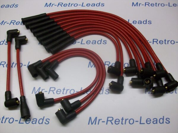Red 8mm Performance Ignition Leads Fits Jaguar Daimler V12 3 Series He Xj12 Xj6