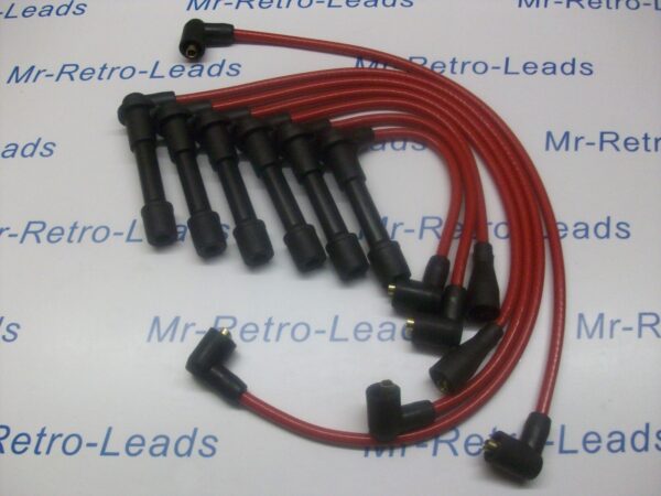 Red 8mm Performance Ignition Leads For  300zx 300 Zx Twin Turbo Z31 Z32 V6