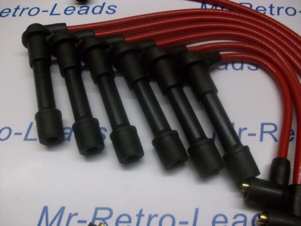 Red 8mm Performance Ignition Leads For  300zx 300 Zx Twin Turbo Z31 Z32 V6