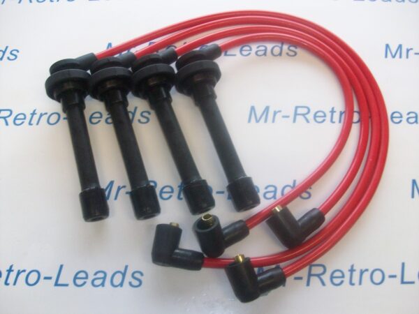 Red 8mm Performance Ignition Leads 100 Nx Primera Almera 1.6 1.4 16v Quality Ht