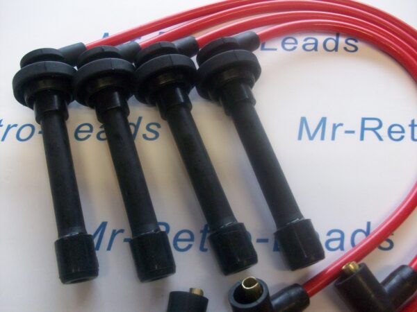 Red 8mm Performance Ignition Leads 100 Nx Primera Almera 1.6 1.4 16v Quality Ht