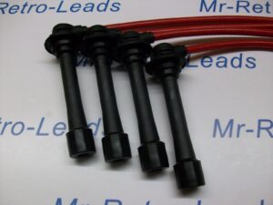 Red 8mm Performance Ignition Leads For The Mx5 Mk1 Mk2 1.6 1.8  Eunos Quality Ht