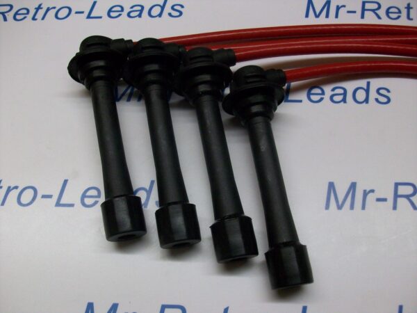 Red 8mm Performance Ignition Leads For The Mx5 Mk1 Mk2 1.6 1.8  Eunos Quality Ht