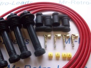 Red 8mm Performance Ignition Lead Kit St170 Zetec Silver Top Kitcar Part Built