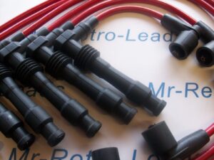 Red 8mm Performance Ignition Leads Carlton 3.6 24v Gsi Model Only Quality Leads