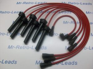 Red 8mm Performance Ht Leads Fits Jaguar Xj6 X300 Xj40 81 Xjs Xjsc 3.2 3.6 4.0