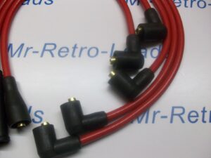 Red 8mm Performance Ignition Leads For The Nova 1.4 1.3 Lucas Distributor Cap
