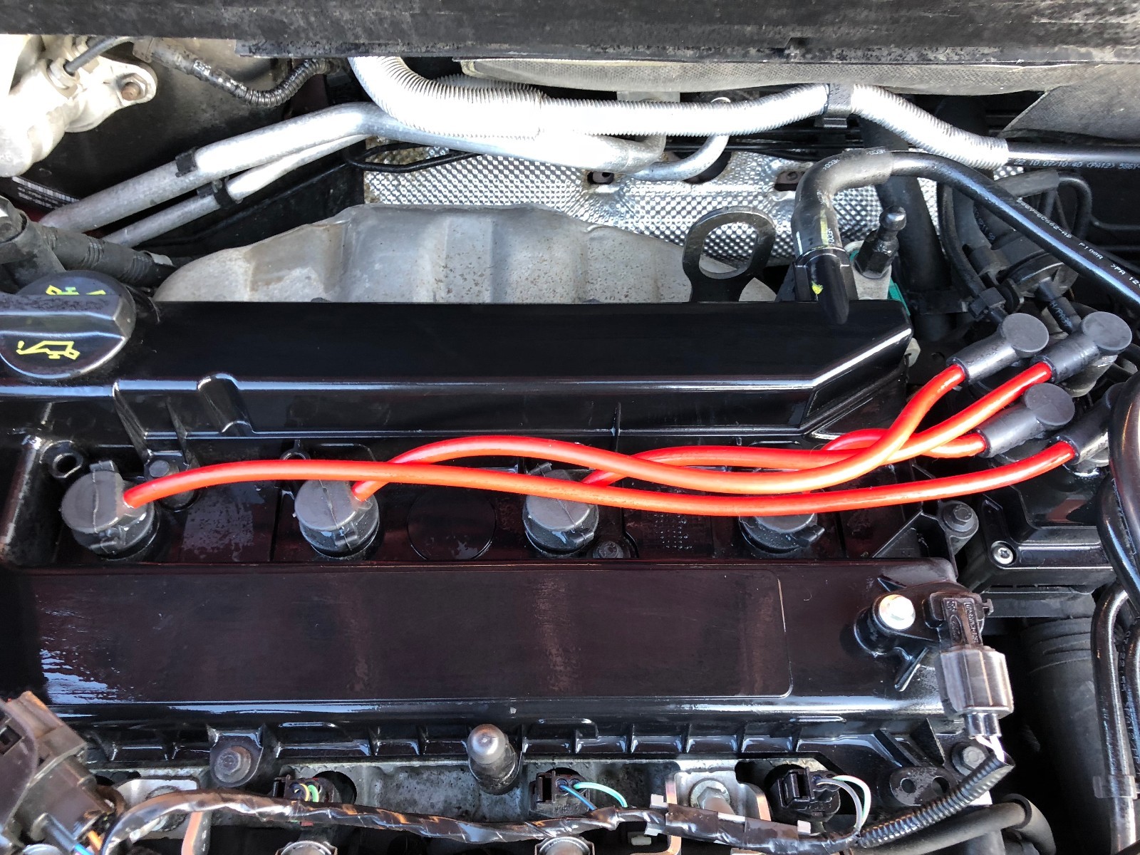 Red 8mm Performance Ignition Leads For The Fiesta St150 Mk6 Vi Quality Ht Leads