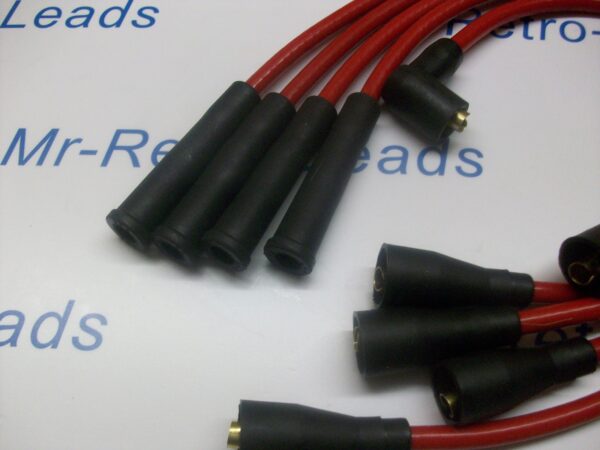 Red 8mm Performance Ignition Leads For The Fiesta Mk1 950 1.1 Quality Ht Leads