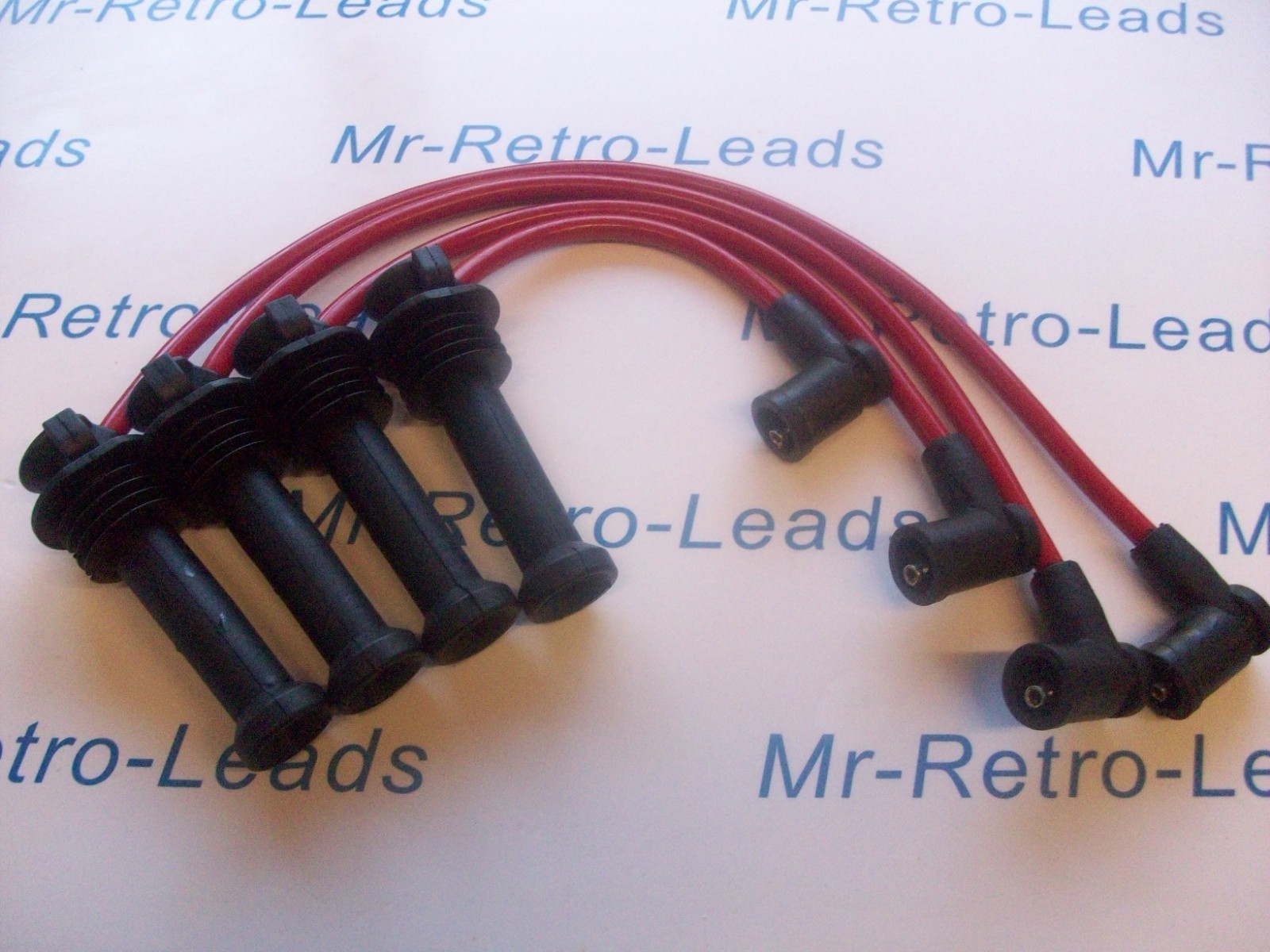 Red 8mm Performance Ignition Leads Zetec S Focus Fusion Puma Quality Ht Leads