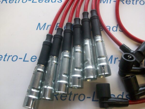 Red 8mm Performance Ignition Leads Fits The Mercedes Benz 190e 2.6 1986-91