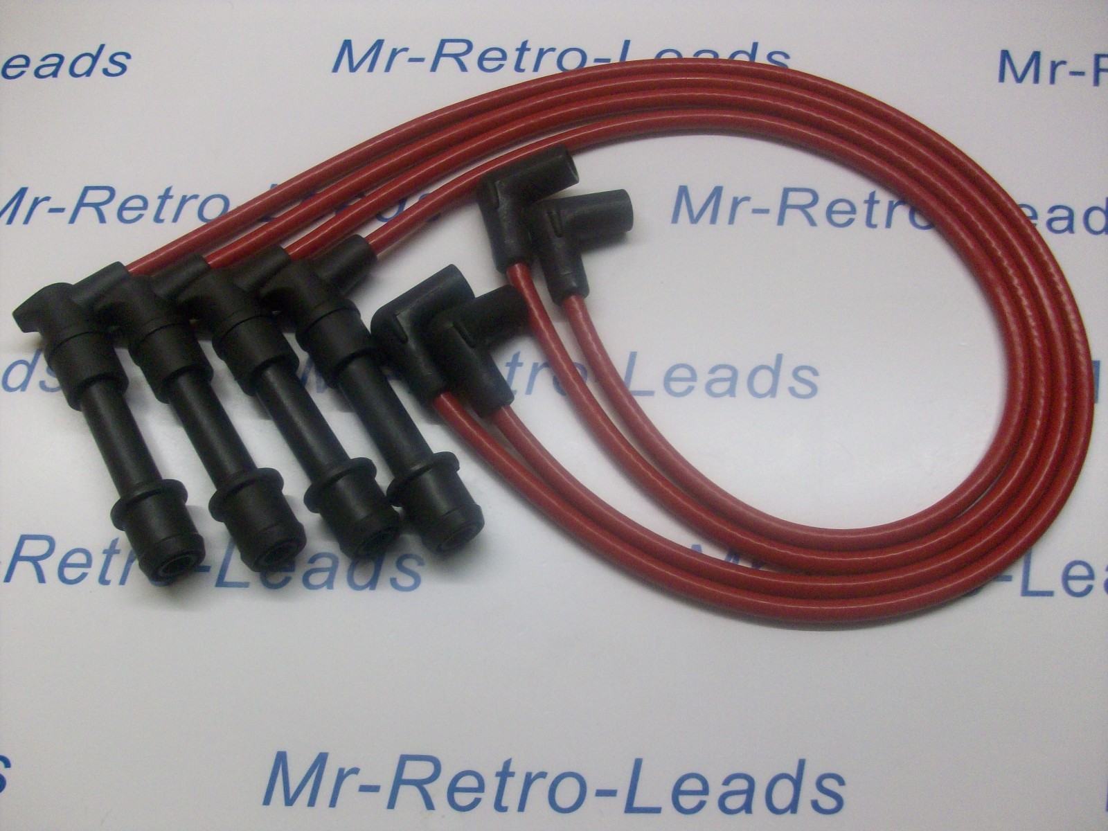 Red 8mm Performance Ignition Leads Fits The Lotus Elan Se 1.6i Turbo 16v M100