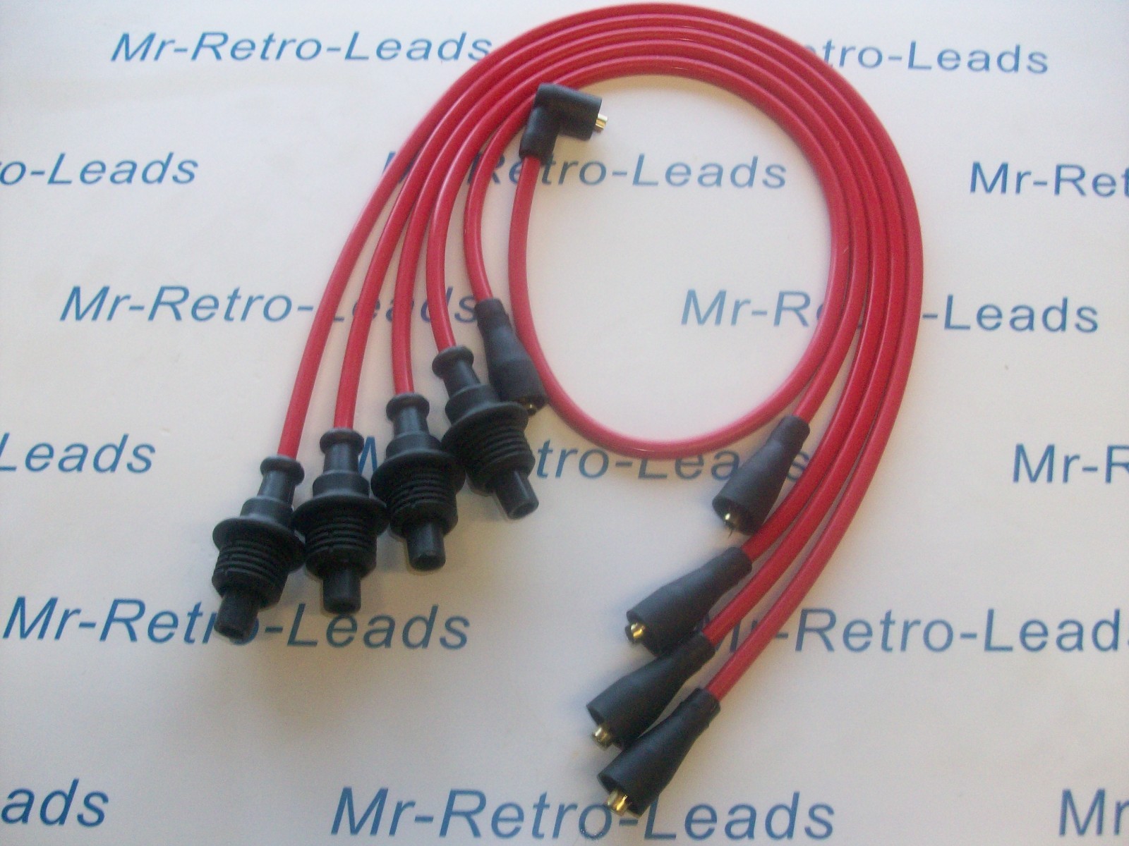Red 8mm Performance Ignition Leads For Gti Mk1 Din Fitment Quality Ht Leads