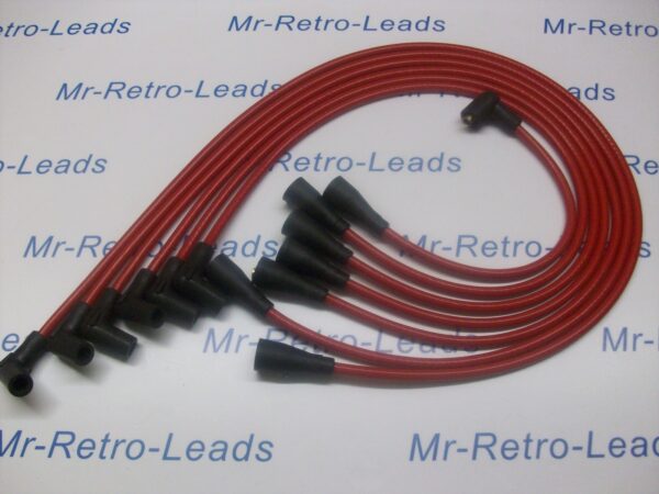 Red 8mm Performance Ignition Leads Will Fit Jaguar E Type Xj6 Xk 6 Cyl Quality.