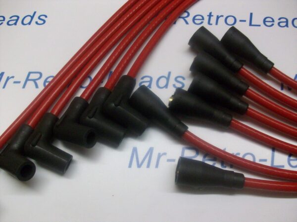 Red 8mm Performance Ignition Leads Will Fit Jaguar E Type Xj6 Xk 6 Cyl Quality.