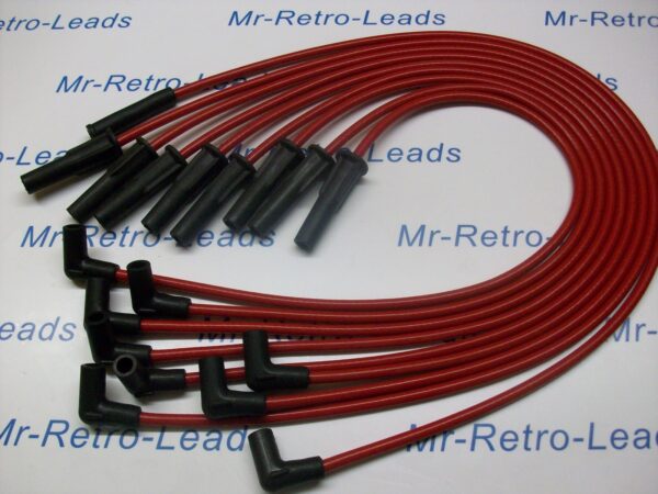 Red 8mm Performance Ignition Leads For Cleveland 460 351 302 V8 Hei Distributor