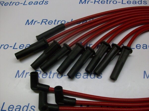 Red 8mm Performance Ignition Leads For Cleveland 460 351 302 V8 Hei Distributor